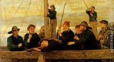 Famous Boat Paintings - The men that man the life boat